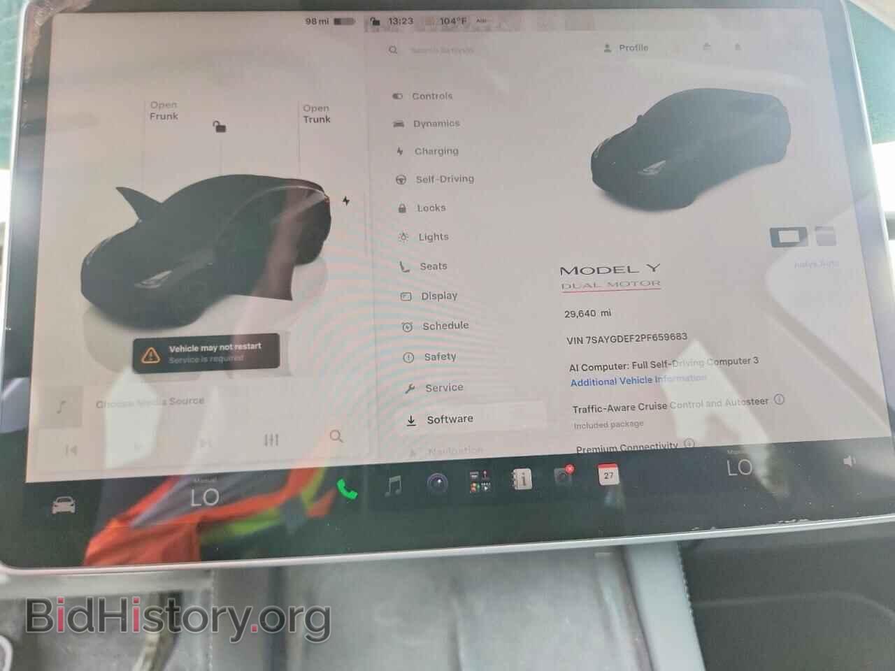 2023 TESLA MODEL Y - VIN: 7SAYGDEF2PF659683 - Photo 9