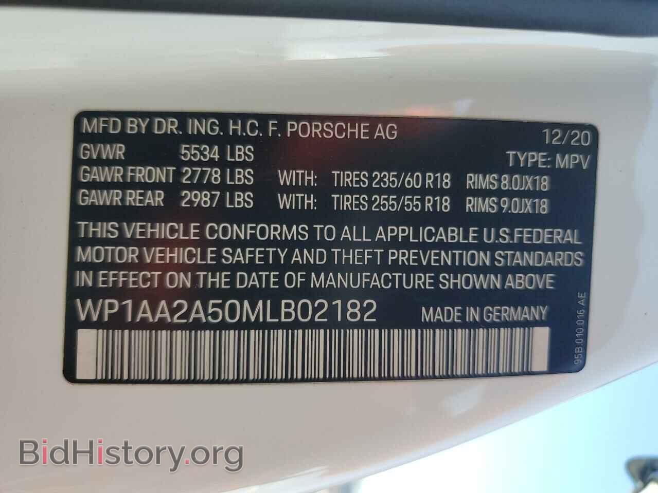 2021 PORSCHE MACAN - VIN: WP1AA2A50MLB02182 - Photo 14