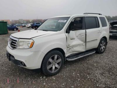 2013 Honda PILOT Touring, белый — VIN 5FNYF4H9XDB012949, Copart