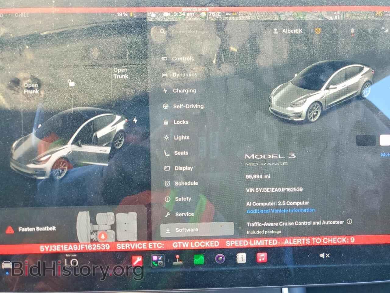 2018 TESLA MODEL 3 - VIN: 5YJ3E1EA9JF162539 - Photo 9