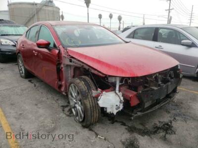 2021 Mazda 3 3 Premium, burgundy — VIN JM1BPADL9M1328919, Copart