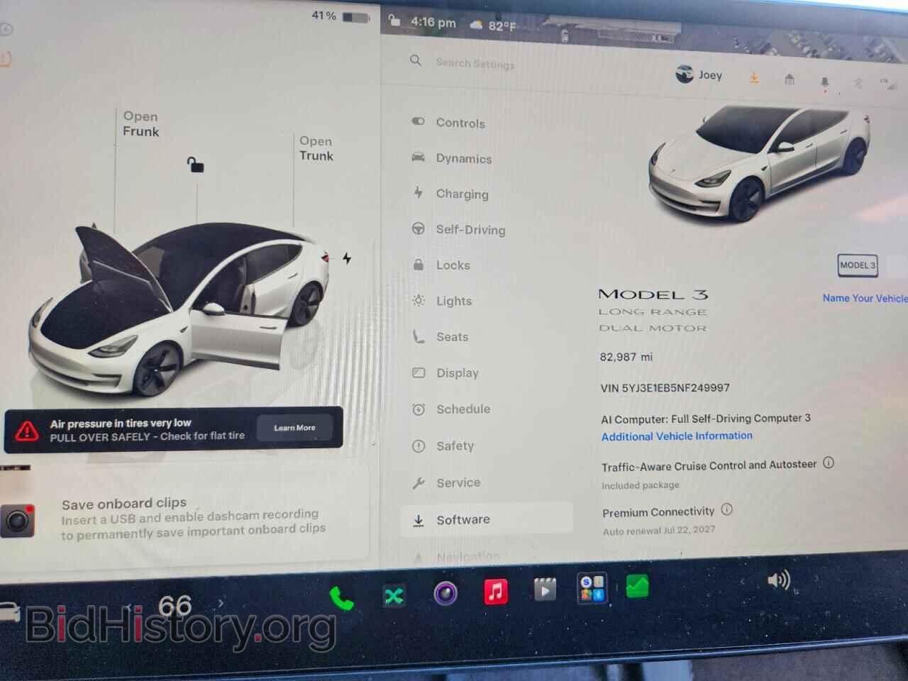 2022 TESLA MODEL 3 - VIN: 5YJ3E1EB5NF249997 - Photo 9