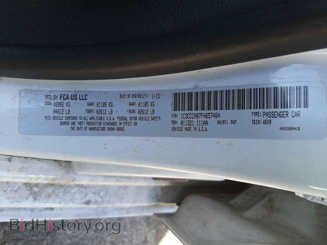 2015 CHRYSLER 200 - VIN: 1C3CCCAB7FN657464 - Photo 10