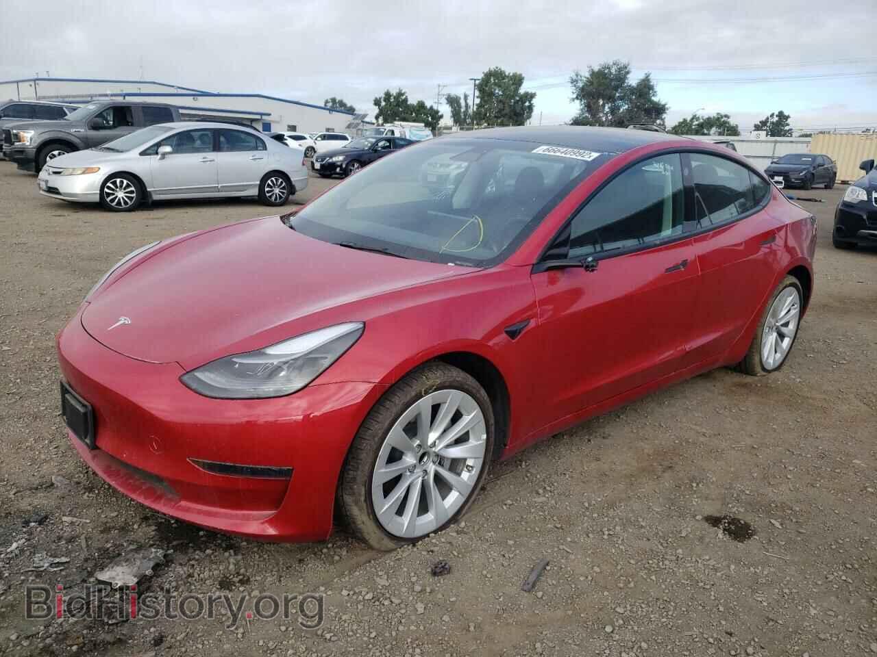 Photo 5YJ3E1EA7NF144403 - TESLA MODEL 3 2022