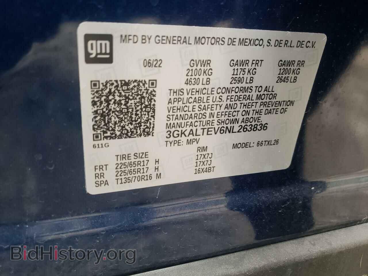 2022 GMC TERRAIN - VIN: 3GKALTEV6NL263836 - Фото 12