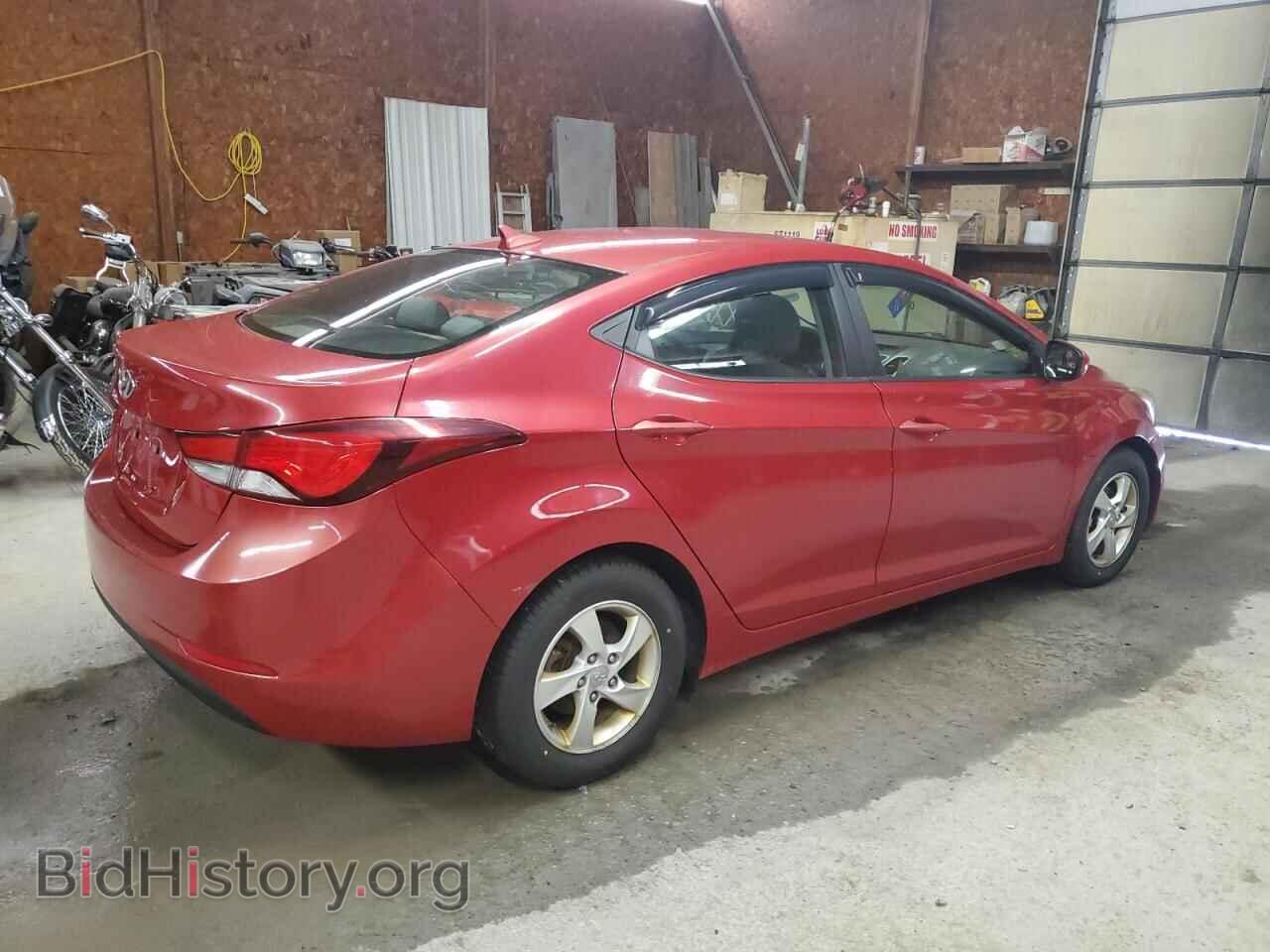 2014 HYUNDAI ELANTRA - VIN: KMHDH4AE7EU080274 - Фото 3