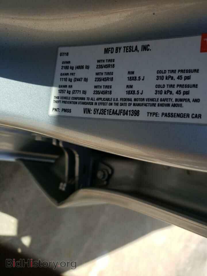 2018 TESLA MODEL 3 - VIN: 5YJ3E1EA4JF041398 - Photo 12