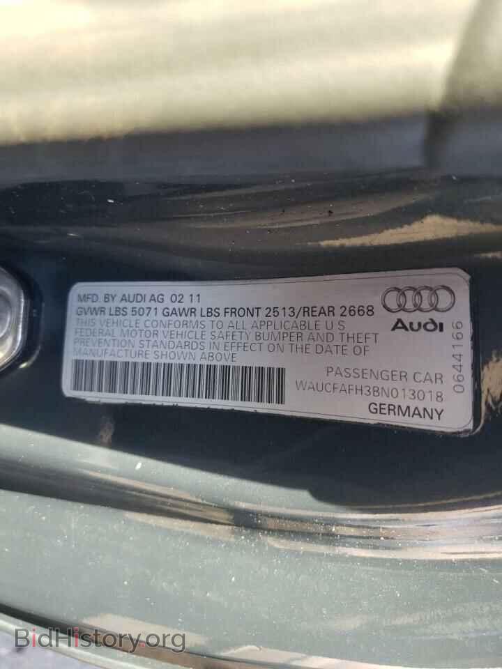 2011 AUDI A5 - VIN: WAUCFAFH3BN013018 - Photo 10