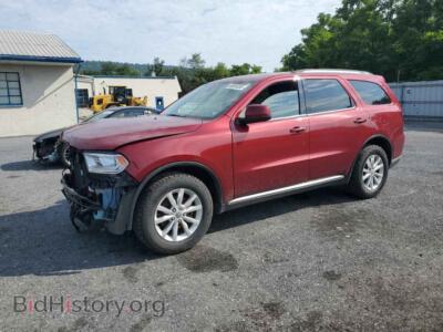 2015 Dodge DURANGO SXT, красный — VIN 1C4RDJAG1FC885894, Copart