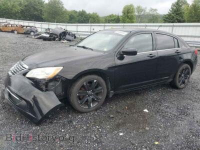 2013 Chrysler 200 LX, черный — VIN 1C3CCBAB2DN669724, Copart
