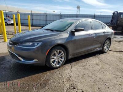 2015 Chrysler 200 Limited, gray — VIN 1C3CCCAB3FN729776, Copart