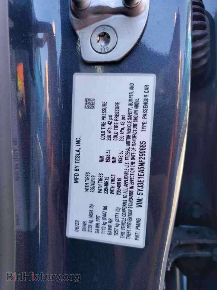 2022 TESLA MODEL 3 - VIN: 5YJ3E1EA5NF290685 - Photo 12