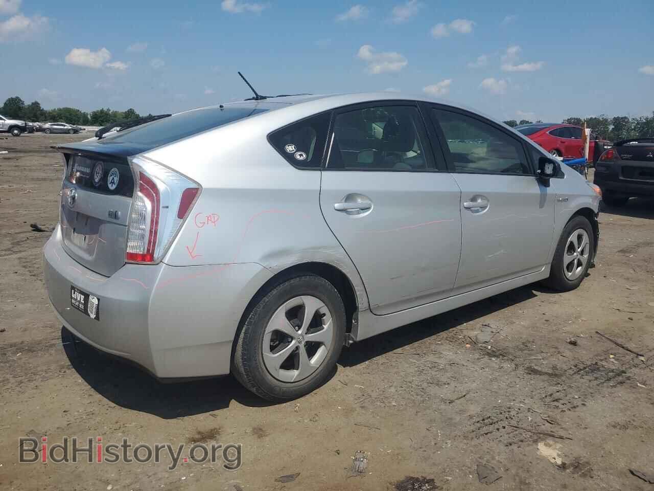 2012 TOYOTA PRIUS - VIN: JTDKN3DU3C5392195 - Фото 3