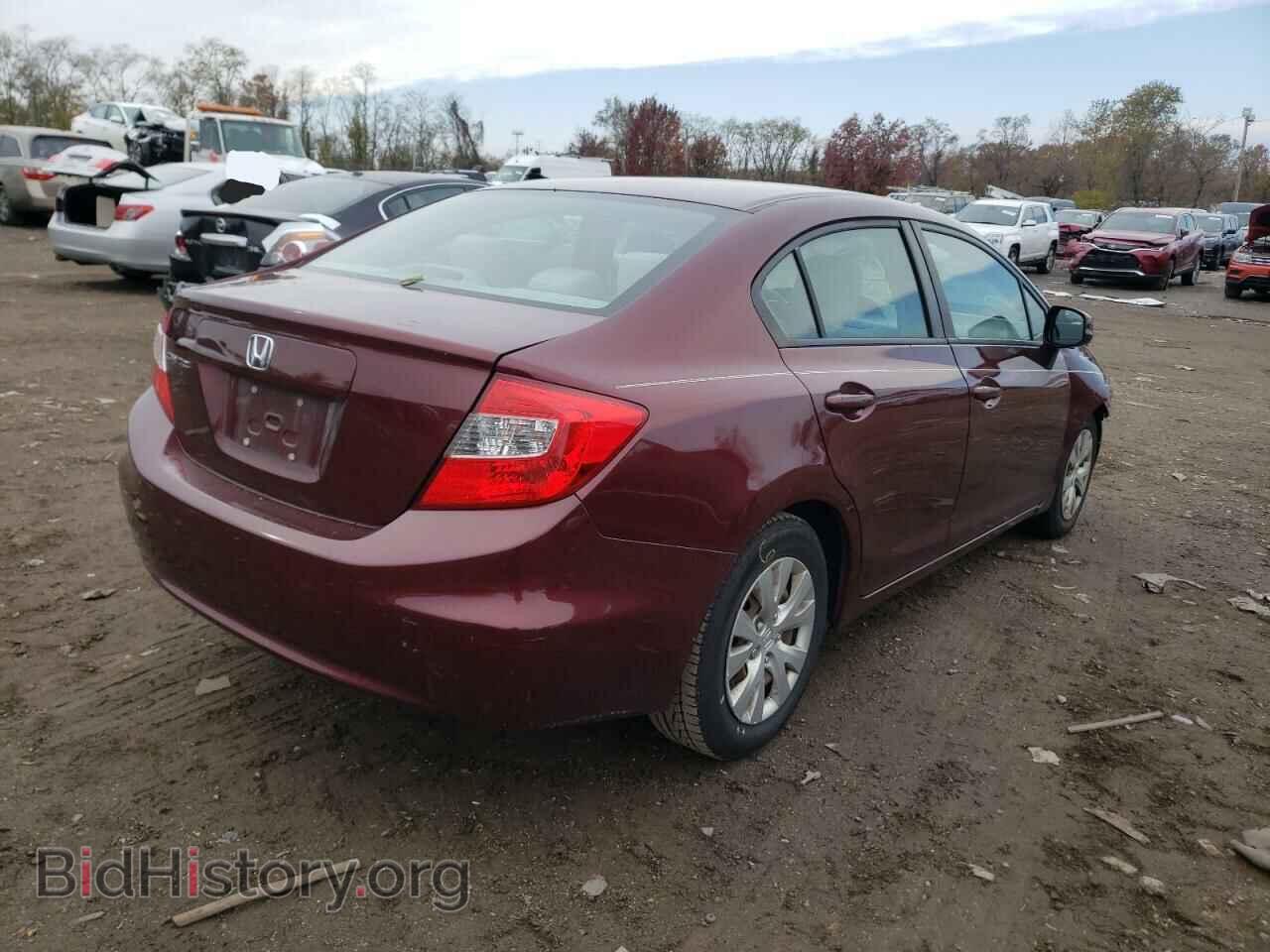 2012 HONDA CIVIC - VIN: 19XFB2F53CE079467 - Фото 4