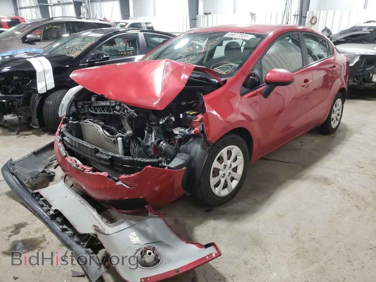 2014 KIA RIO - VIN: KNADM4A38E6323610 - Фото 2