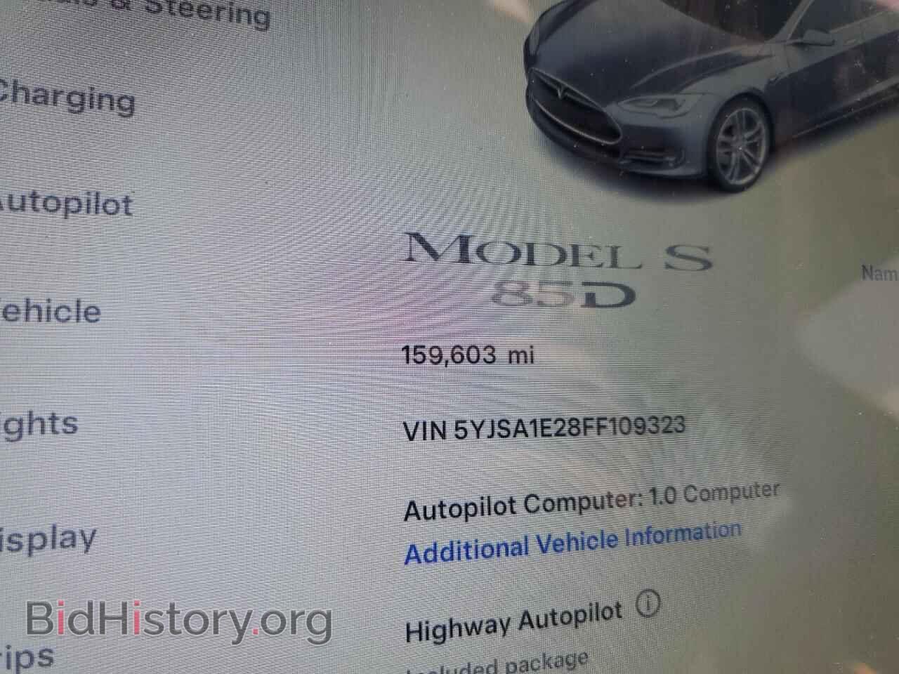 2015 TESLA MODEL S - VIN: 5YJSA1E28FF109323 - Photo 9