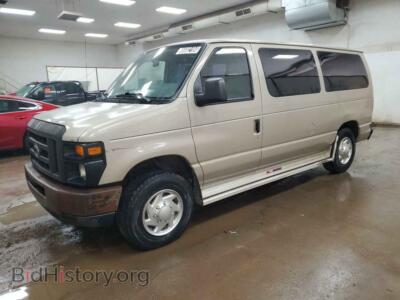 2010 Ford ALL MODELS E150 Wagon, tan — VIN 1FMNE1BW2ADB00895, Copart
