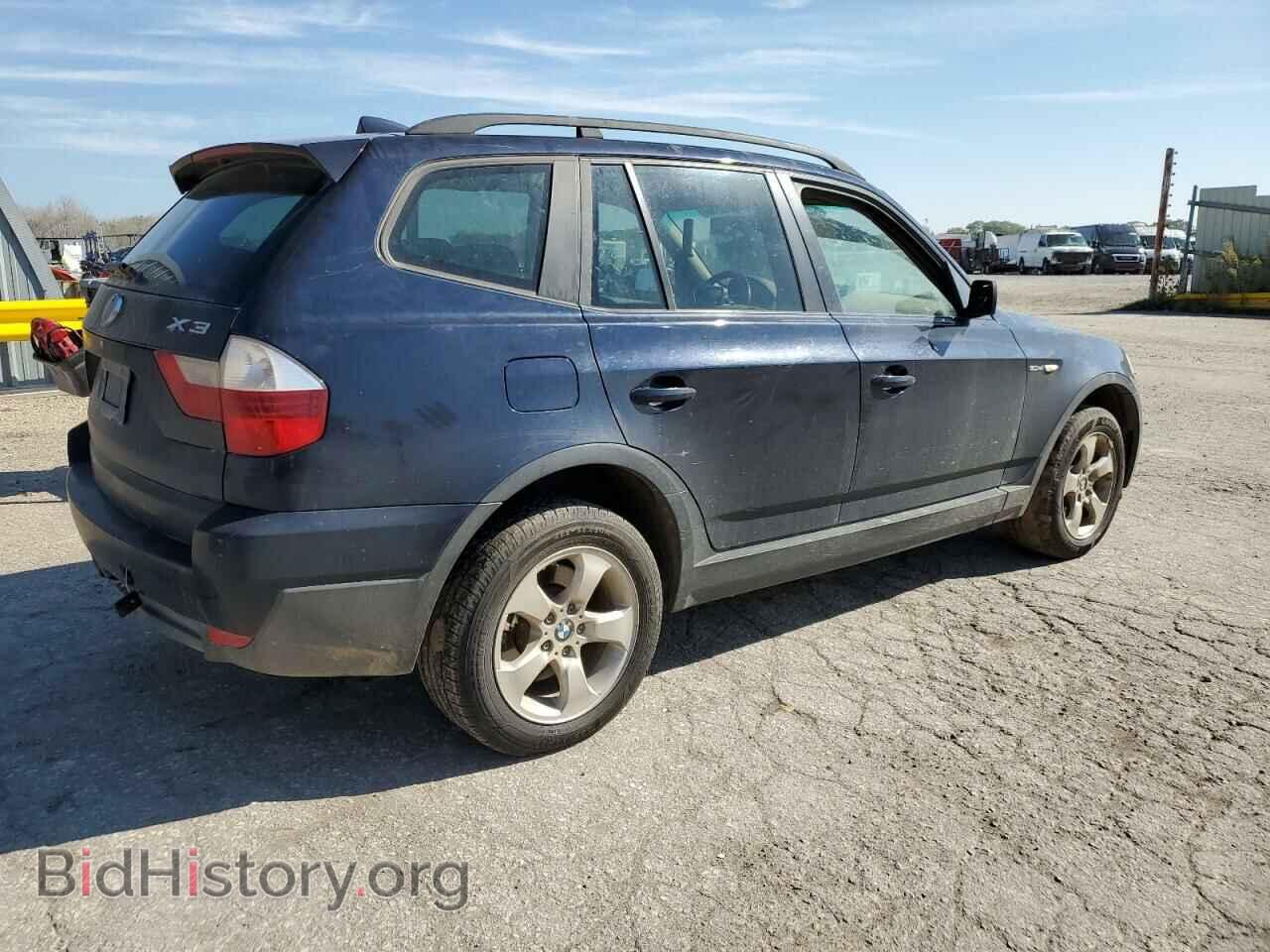 2007 BMW X3 - VIN: WBXPC93407WF04036 - Фото 3