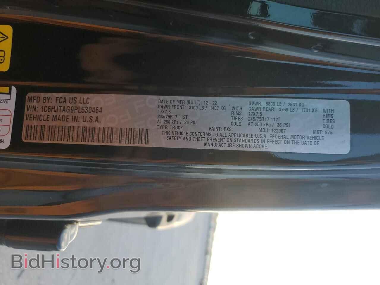 2023 JEEP GLADIATOR - VIN: 1C6HJTAG9PL530464 - Фото 12