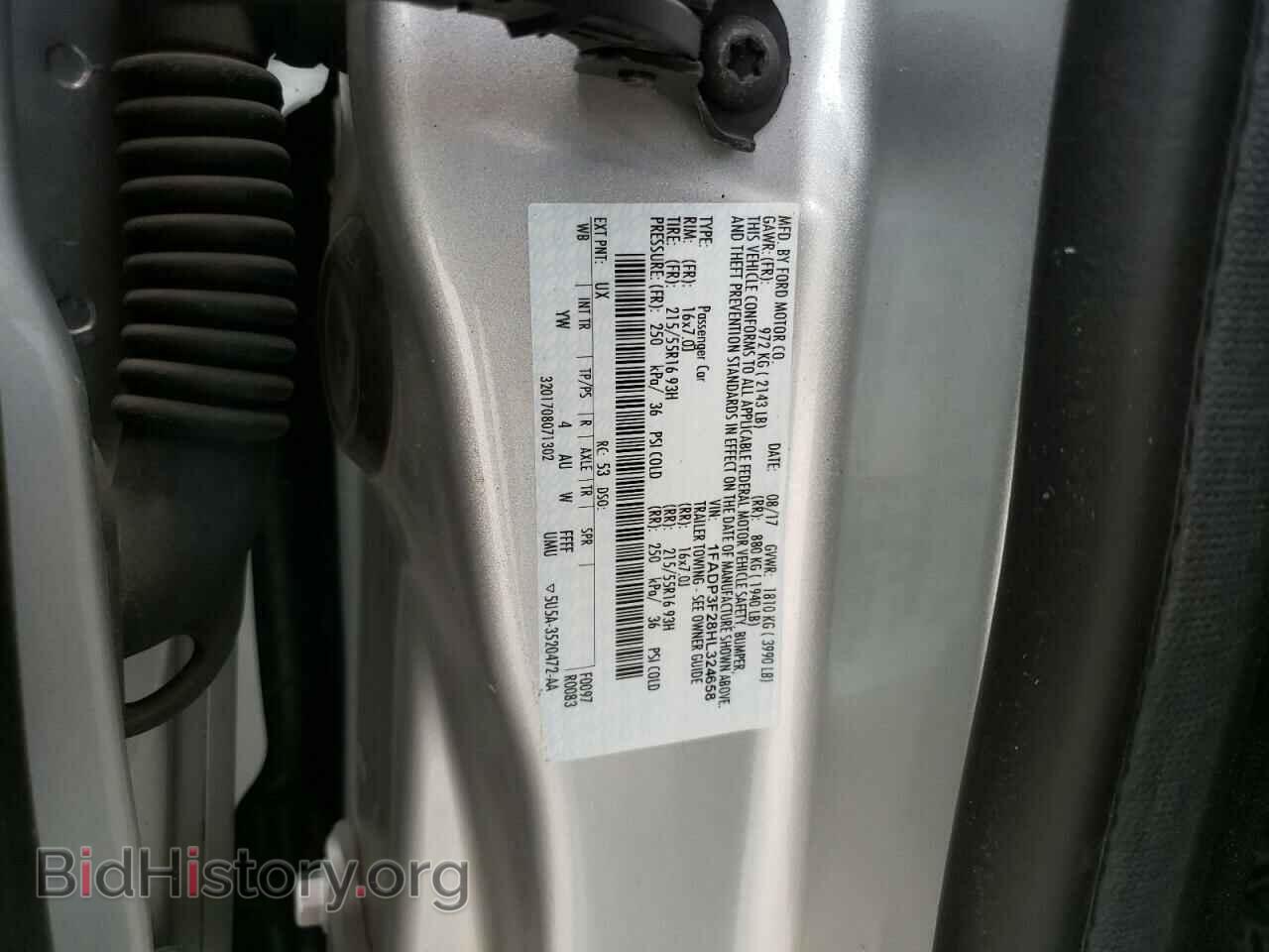 2017 FORD FOCUS - VIN: 1FADP3F28HL324658 - Photo 10