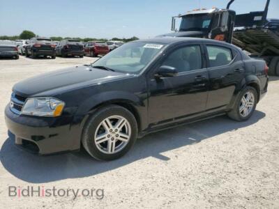 2012 Dodge AVENGER SXT, black — VIN 1C3CDZCB3CN133589, Copart
