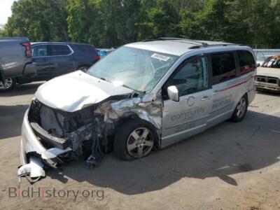 2010 Dodge CARAVAN SXT, серебристый — VIN 2D4RN5D17AR229889, Copart