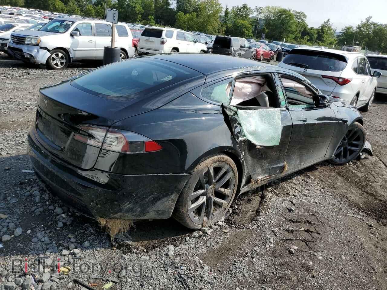 2021 TESLA MODEL S - VIN: 5YJSA1E51MF454474 - Фото 3