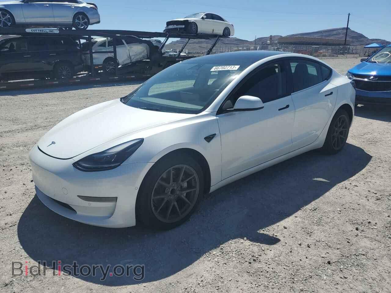 Photo 5YJ3E1EA3NF322033 - TESLA MODEL 3 2022