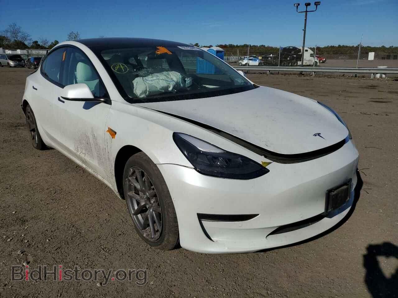 Photo 5YJ3E1EA8MF019022 - TESLA MODEL 3 2021