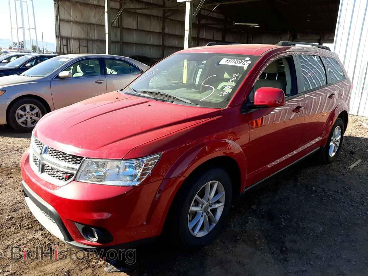2015 DODGE JOURNEY - VIN: 3C4PDCBGXFT616654 - Фото 2