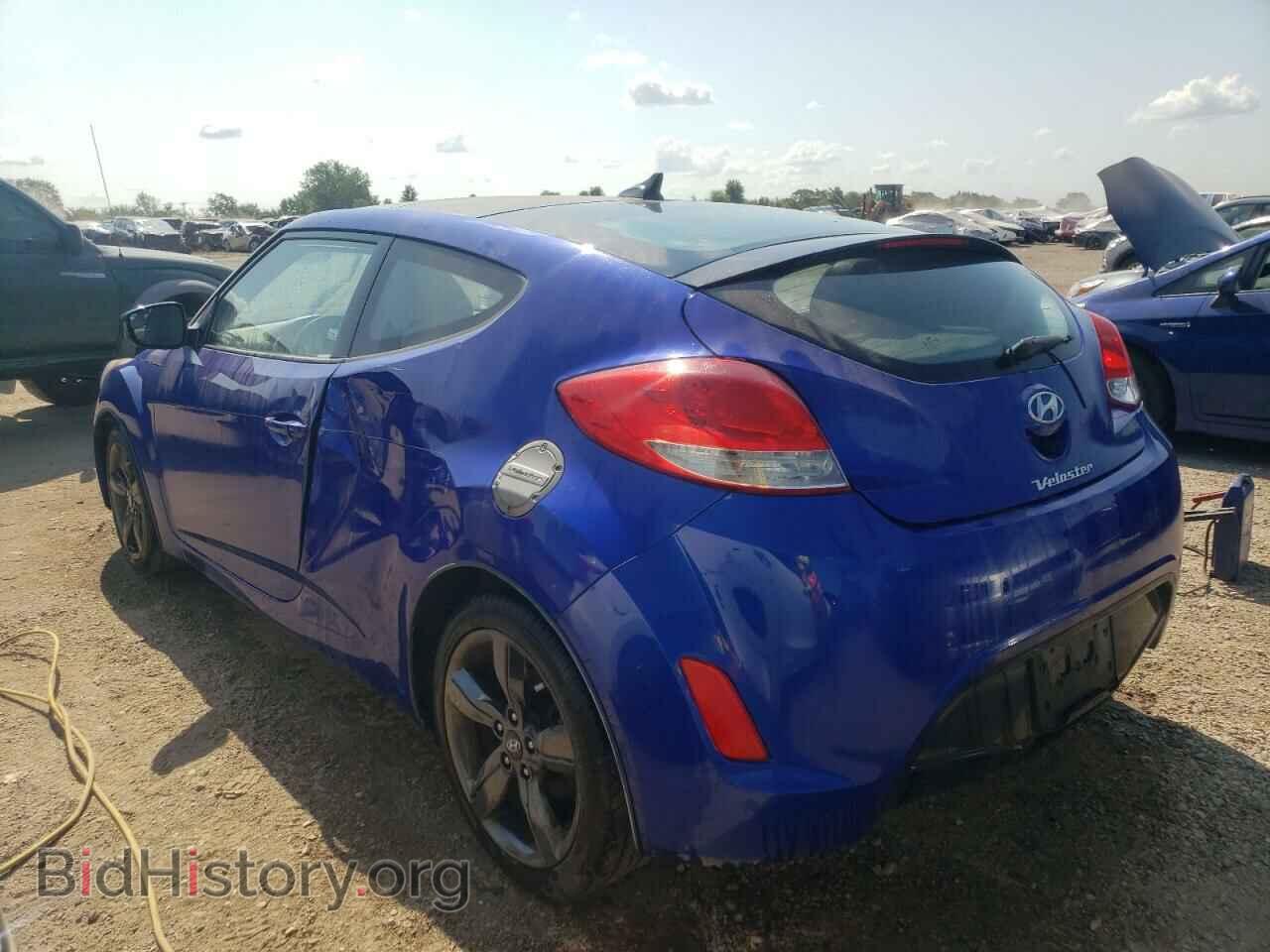 2014 HYUNDAI VELOSTER - VIN: KMHTC6AD1EU207470 - Фото 2