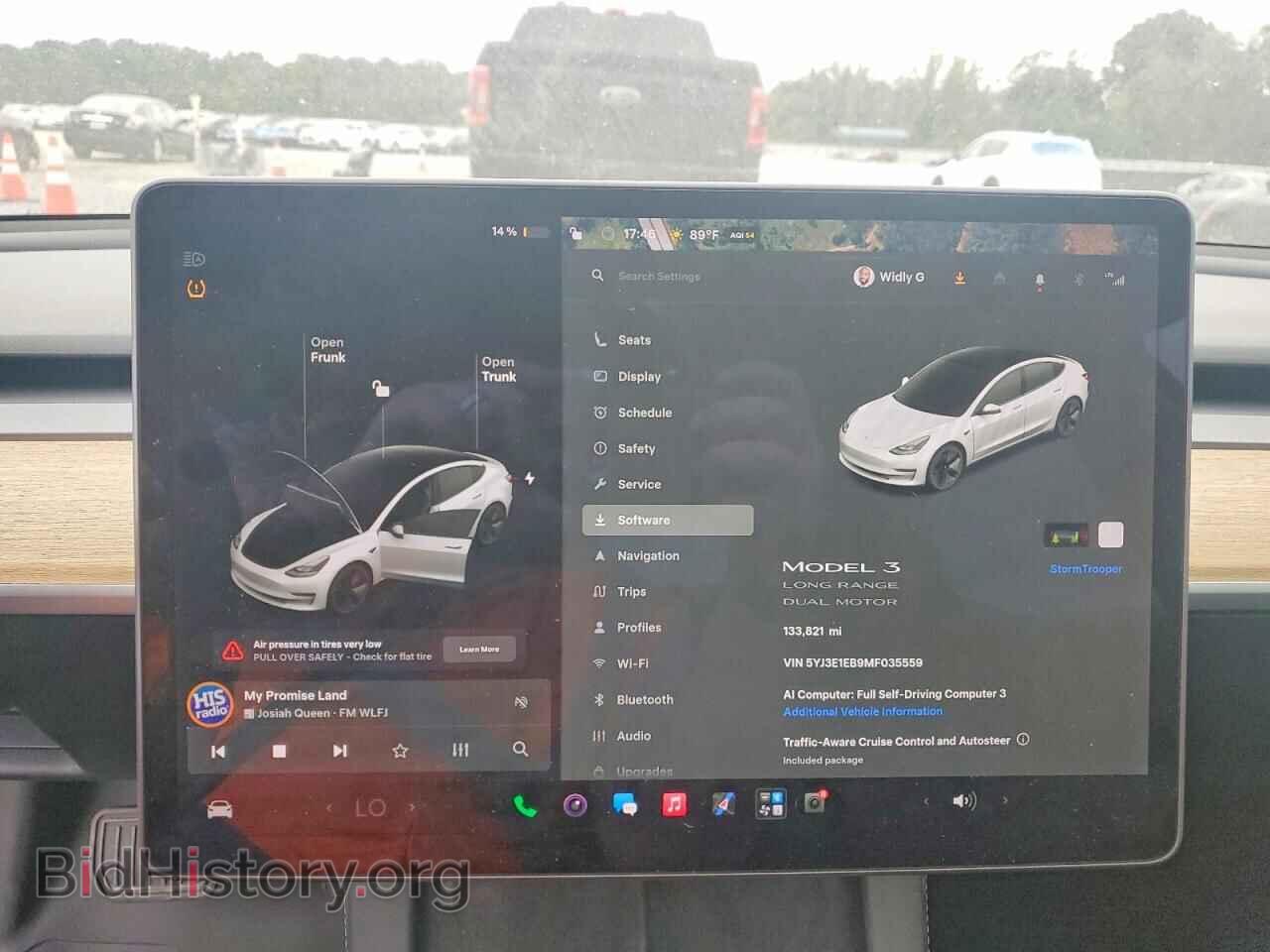 2021 TESLA MODEL 3 - VIN: 5YJ3E1EB9MF035559 - Фото 9