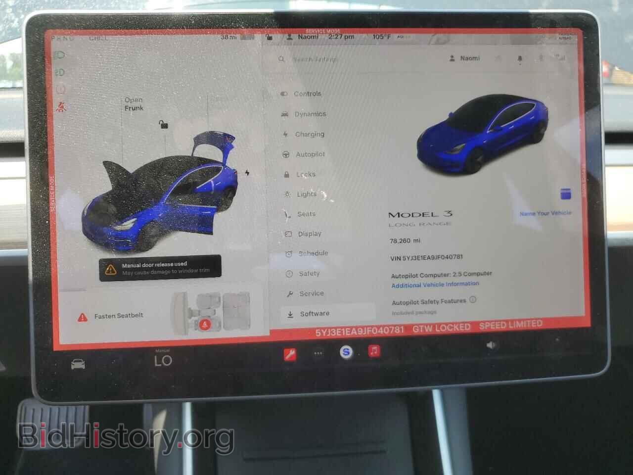 2018 TESLA MODEL 3 - VIN: 5YJ3E1EA9JF040781 - Фото 9