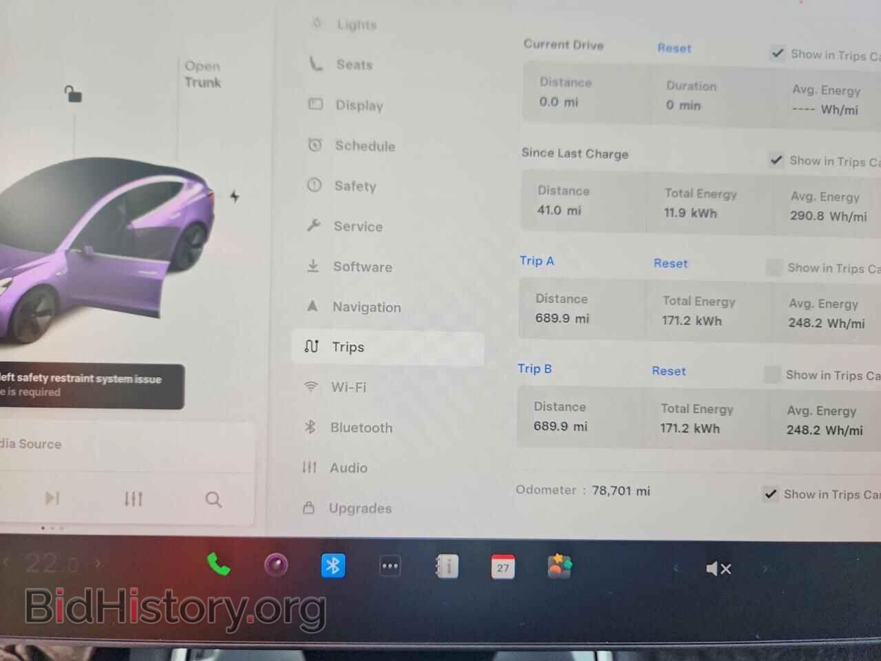 2019 TESLA MODEL 3 - VIN: 5YJ3E1EA3KF425111 - Фото 9