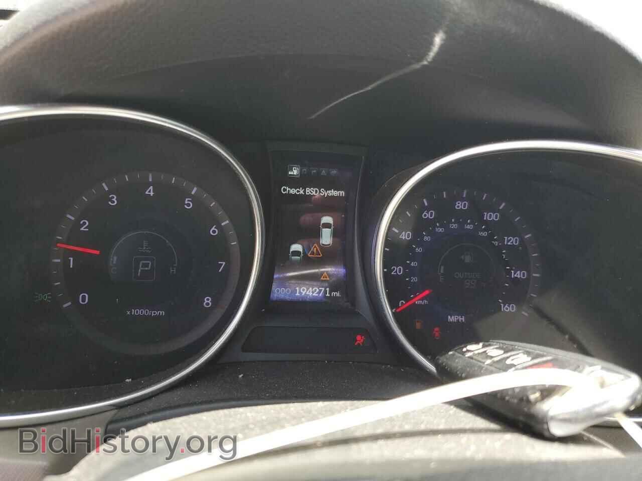 2014 HYUNDAI SANTA FE - VIN: KM8SR4HF5EU041086 - Фото 9