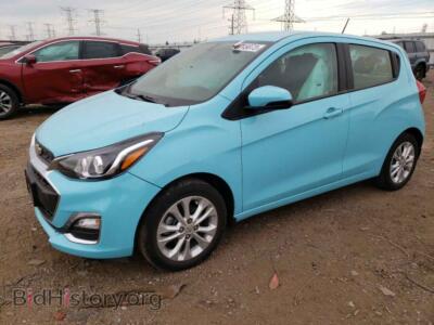 2021 Chevrolet SPARK Spark 1LT, синий — VIN KL8CD6SA5MC226302, Copart