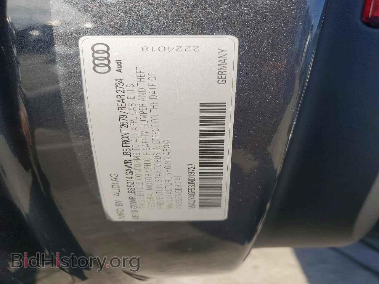 2018 AUDI S5/RS5 - VIN: WAUY4GF53JN019727 - Photo 12