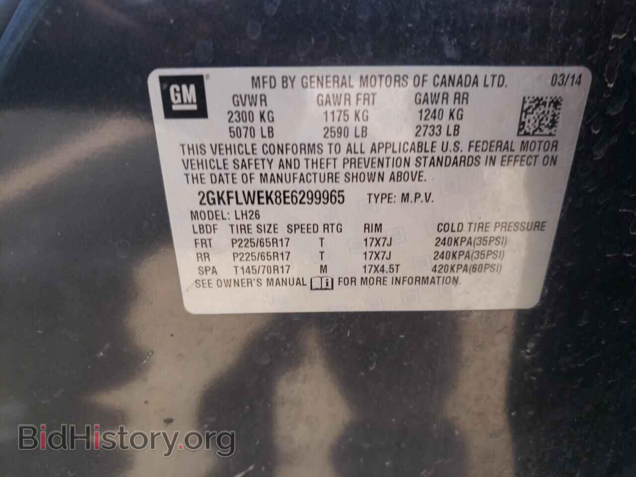 2014 GMC TERRAIN - VIN: 2GKFLWEK8E6299965 - Photo 12