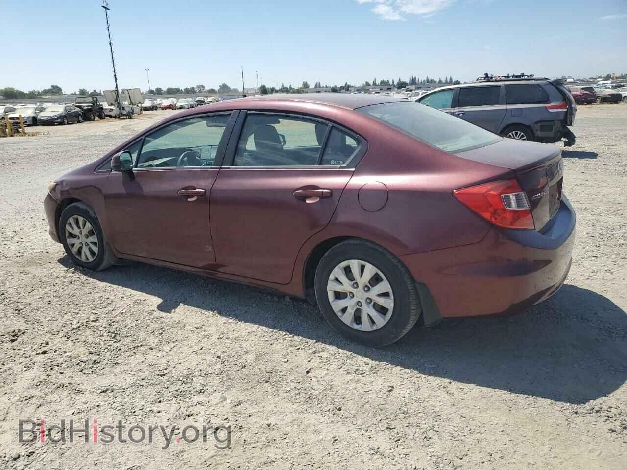 2012 HONDA CIVIC - VIN: 2HGFB2F51CH589287 - Фото 2