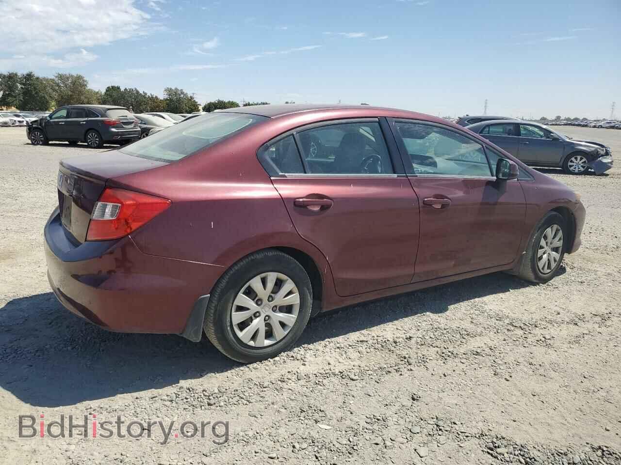 2012 HONDA CIVIC - VIN: 2HGFB2F51CH589287 - Фото 3