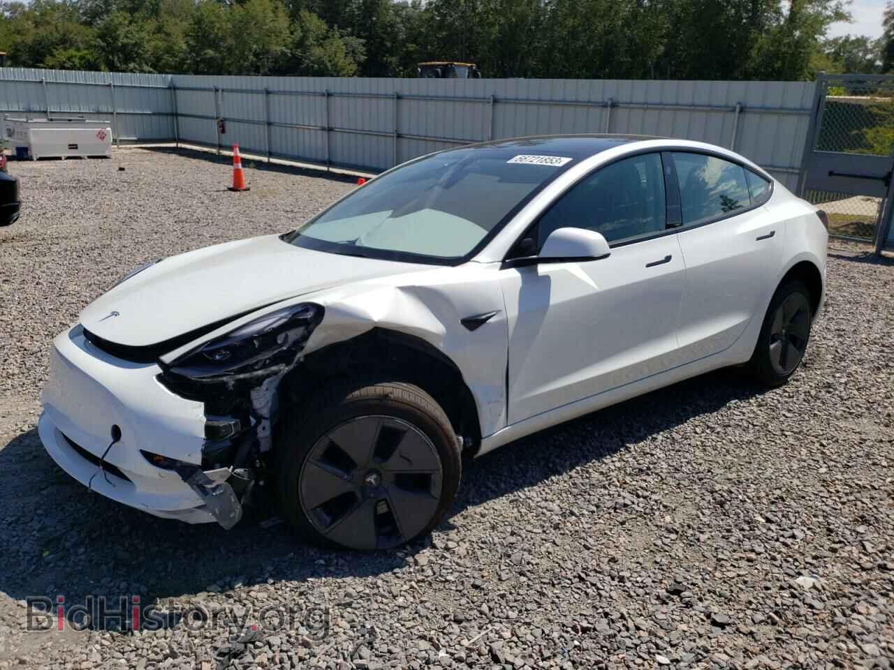 Photo 5YJ3E1EB2NF345747 - TESLA MODEL 3 2022