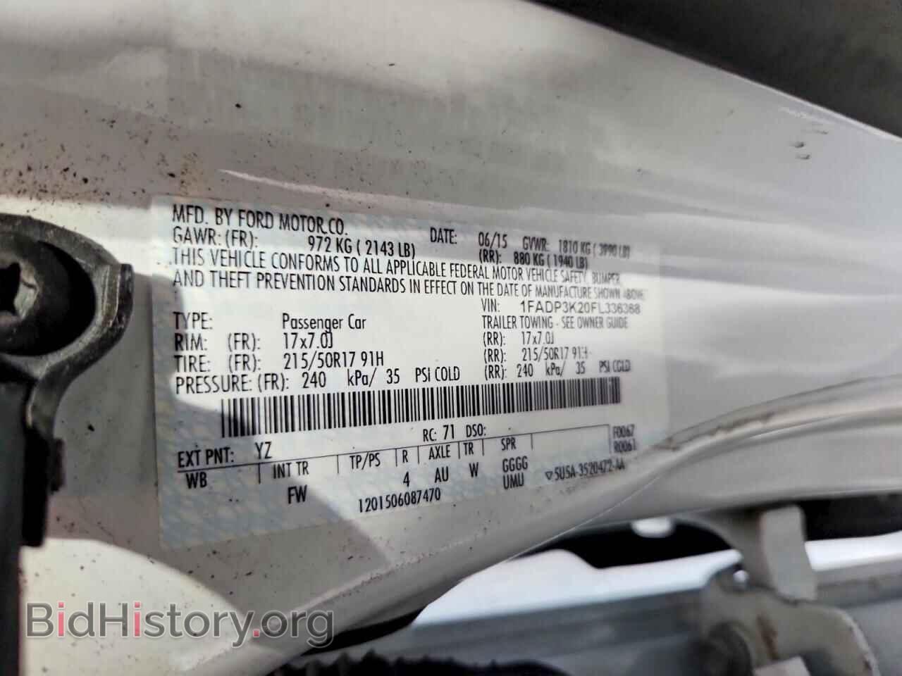 2015 FORD FOCUS - VIN: 1FADP3K20FL336368 - Photo 12