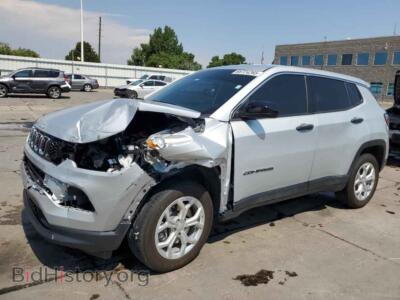 2024 Jeep COMPASS Sport, серебристый — VIN 3C4NJDAN3RT146364, Copart