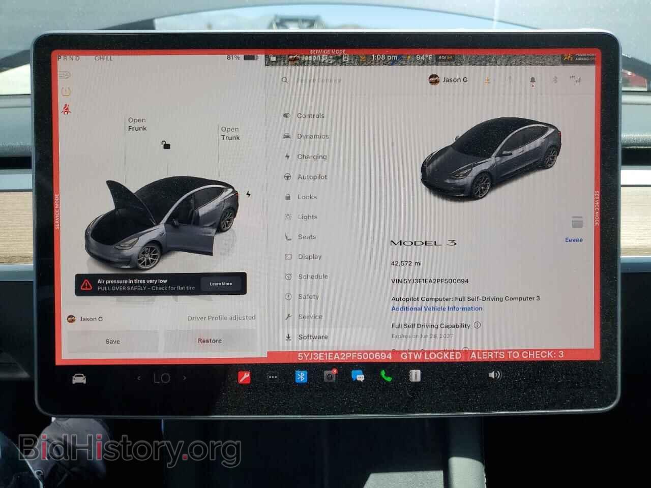 2023 TESLA MODEL 3 - VIN: 5YJ3E1EA2PF500694 - Photo 9