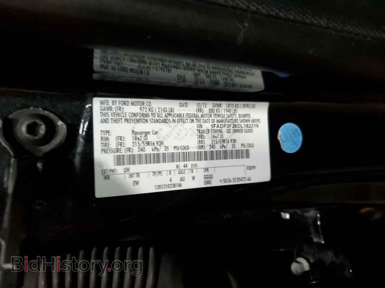 2013 FORD FOCUS - VIN: 1FADP3F26DL182319 - Photo 12