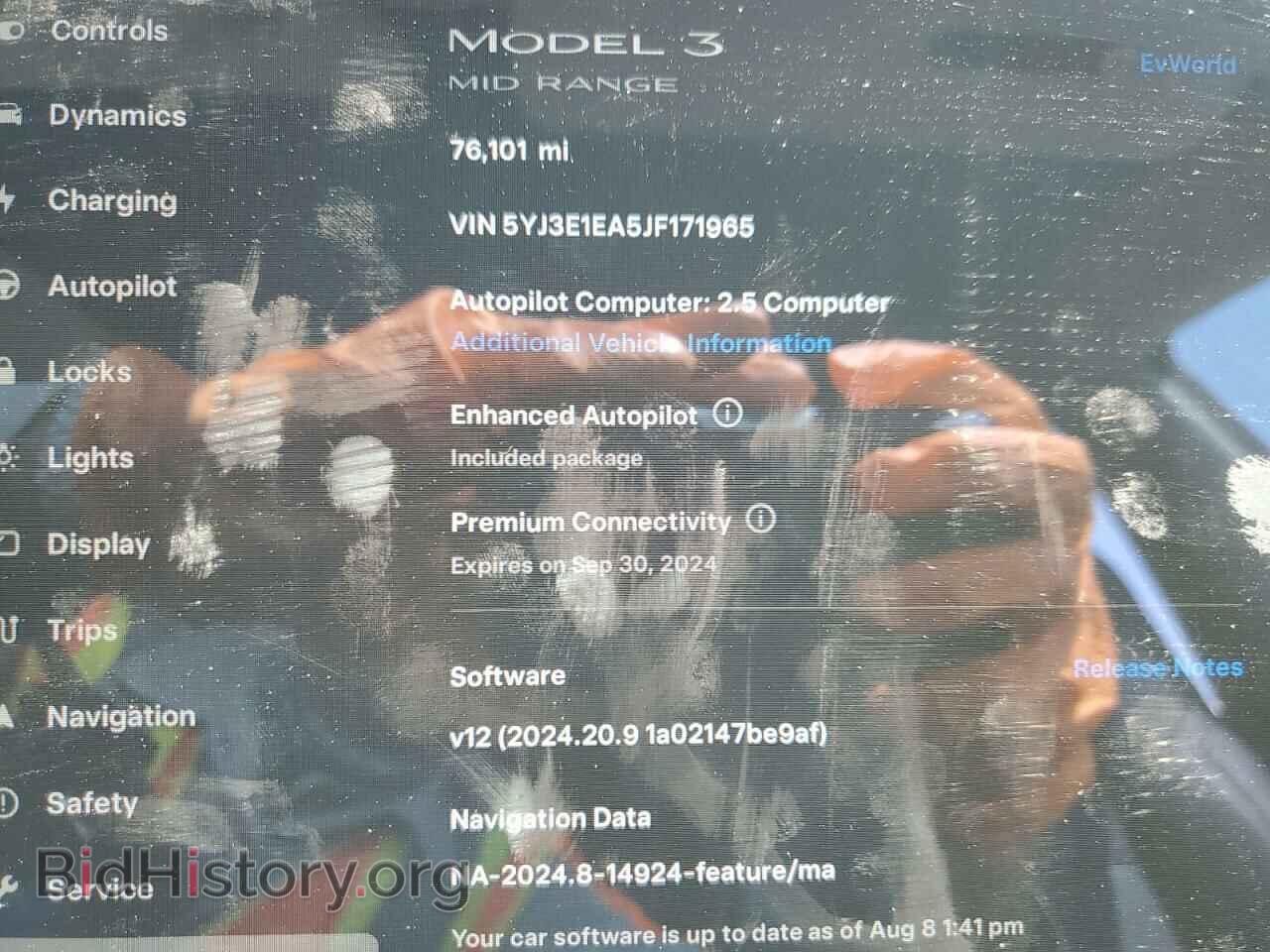 2018 TESLA MODEL 3 - VIN: 5YJ3E1EA5JF171965 - Photo 9