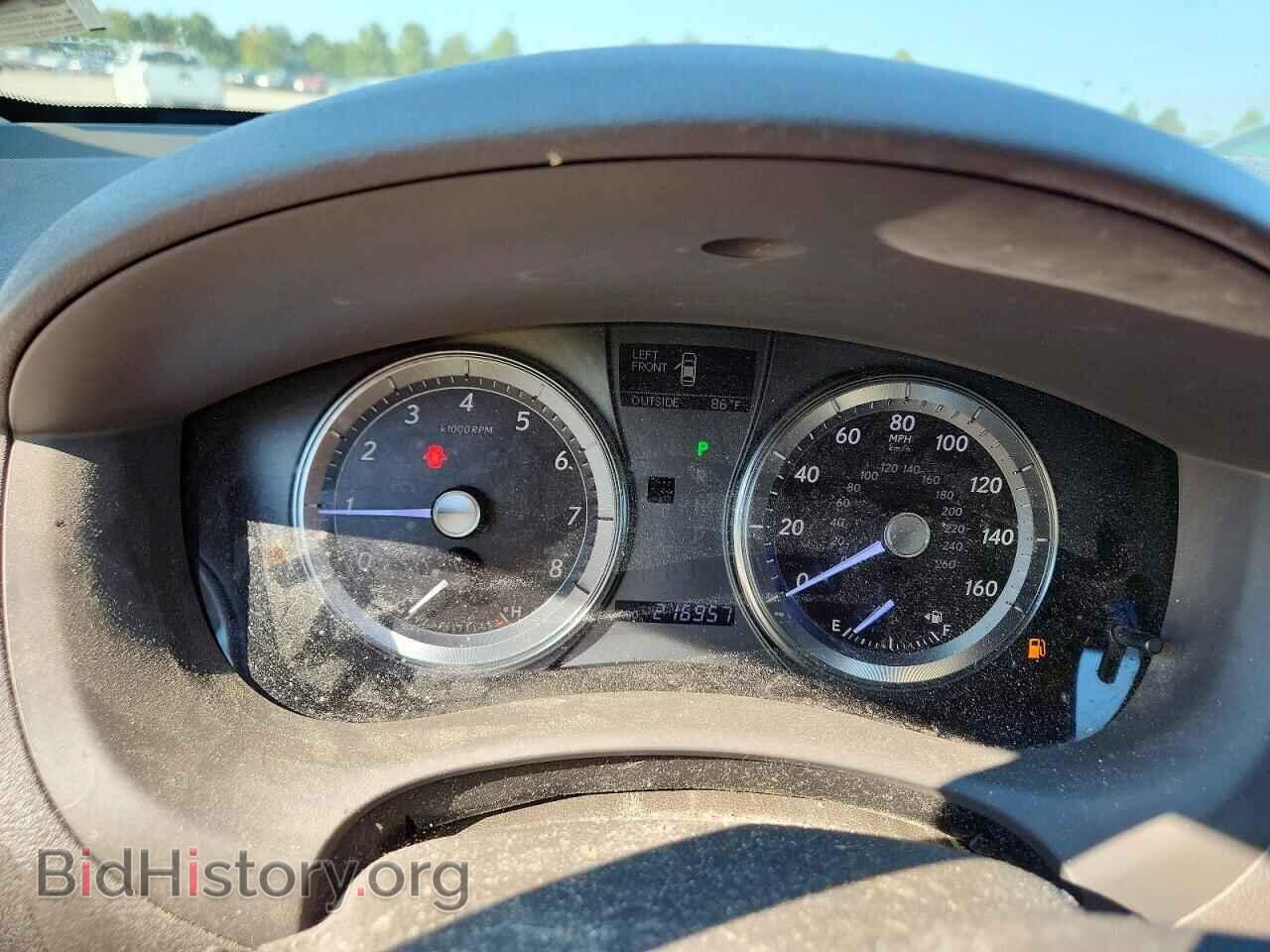 2012 LEXUS ES350 - VIN: JTHBK1EG5C2478565 - Фото 9