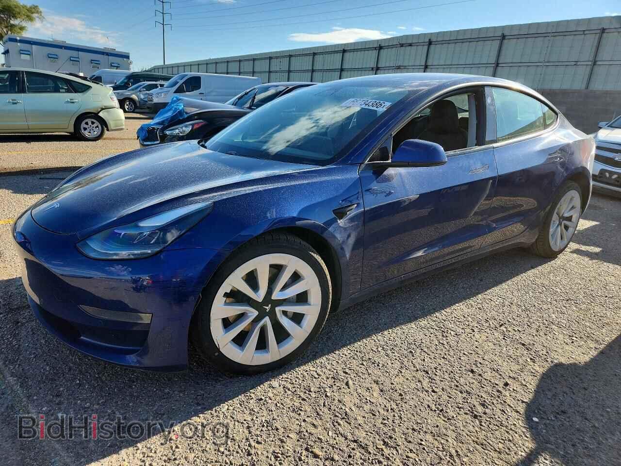 Photo 5YJ3E1EA5MF052852 - TESLA MODEL 3 2021