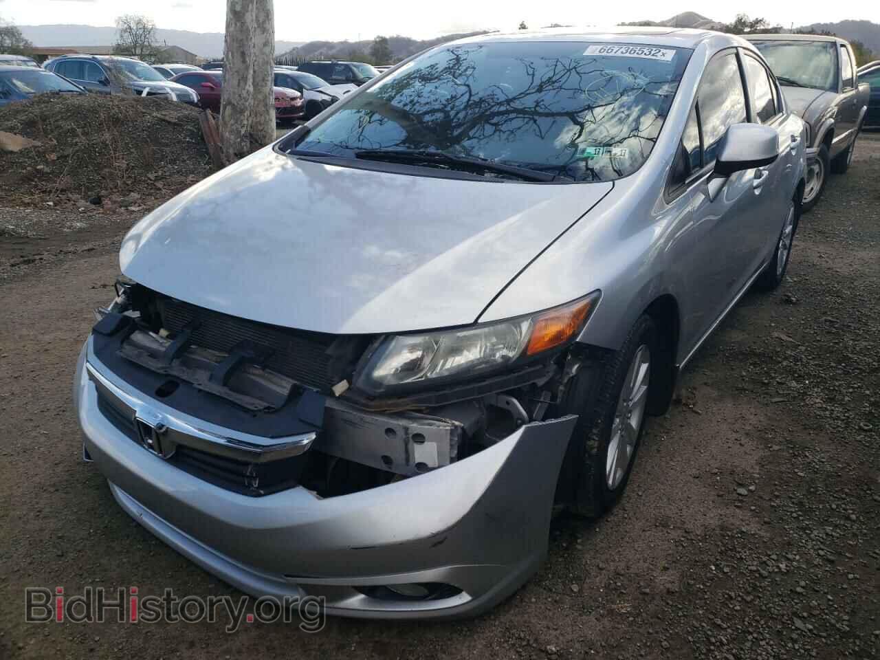 2012 HONDA CIVIC - VIN: 2HGFB2F92CH511507 - Фото 2