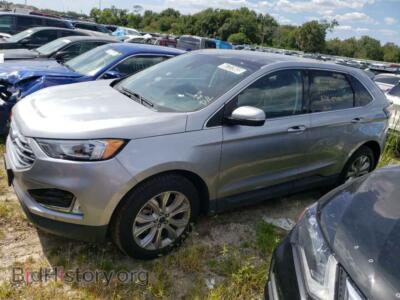 2021 Ford EDGE Edge Titan, серебристый — VIN 2FMPK4K96MBA26937, Copart